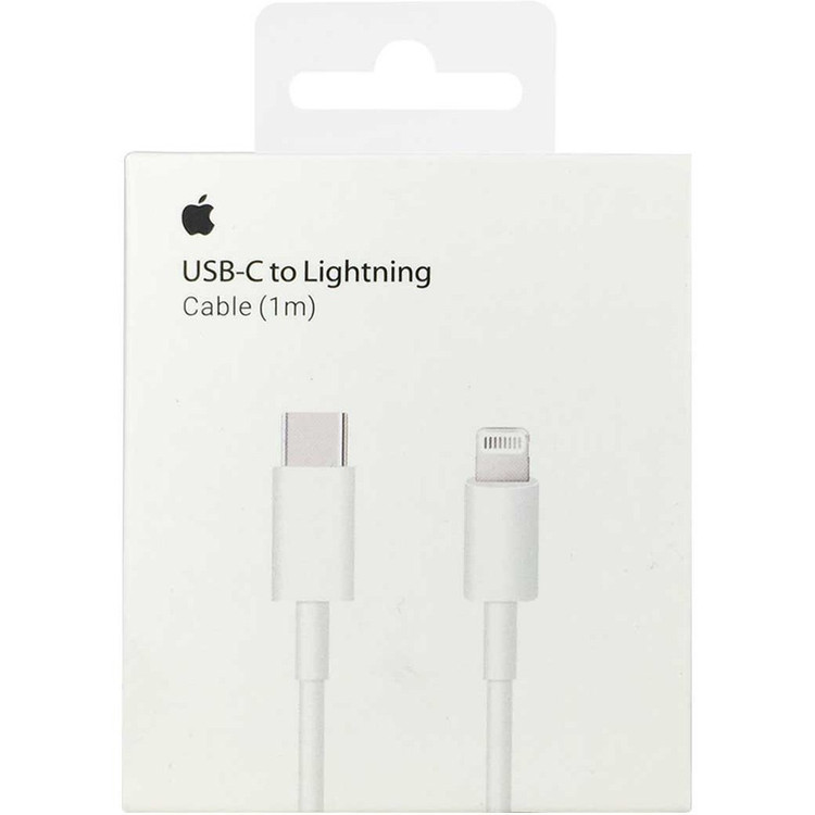 کابل شارژ اپل USB-C به لایتنینگ طول ۱ متر اصلی کارخونه