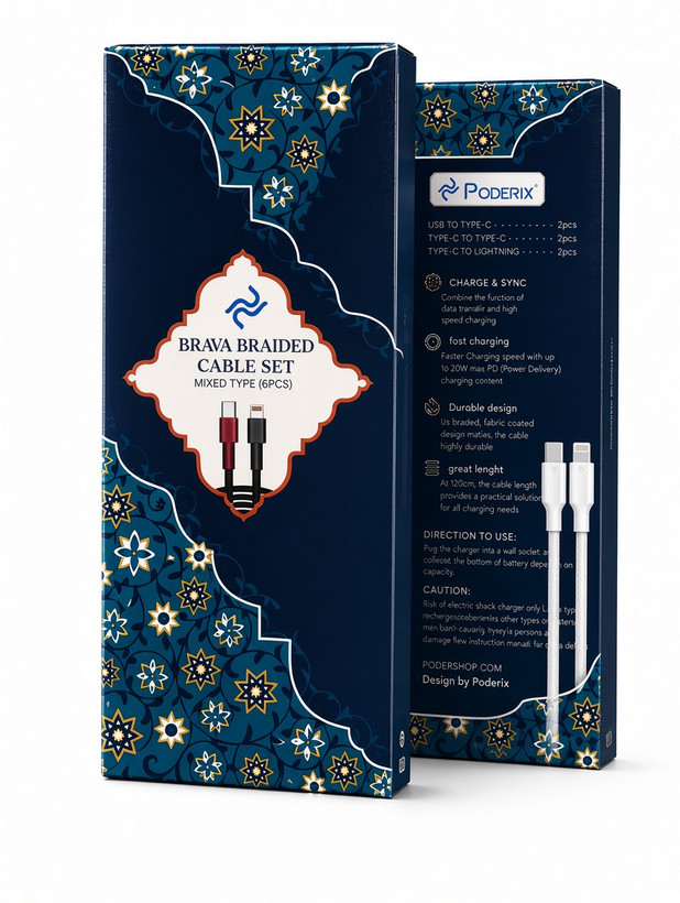کابل شارژ پودر طول ۱ متر اصلی کارخونه
